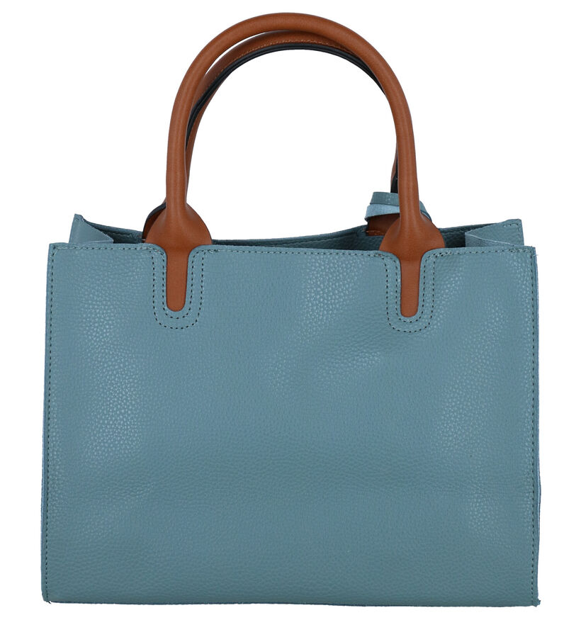 Via Limone Turquoise Handtas in leer (298967)