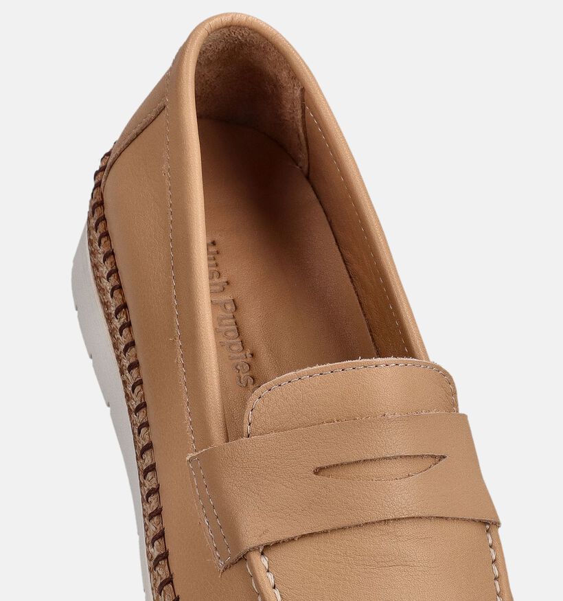 Hush Puppies Beige Loafers voor dames (370571) - geschikt voor steunzolen