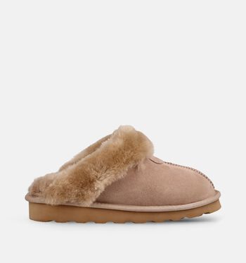Laurent David Pantoufles Beige