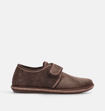 Torfs Home Pantoffels Zwart/Bruin