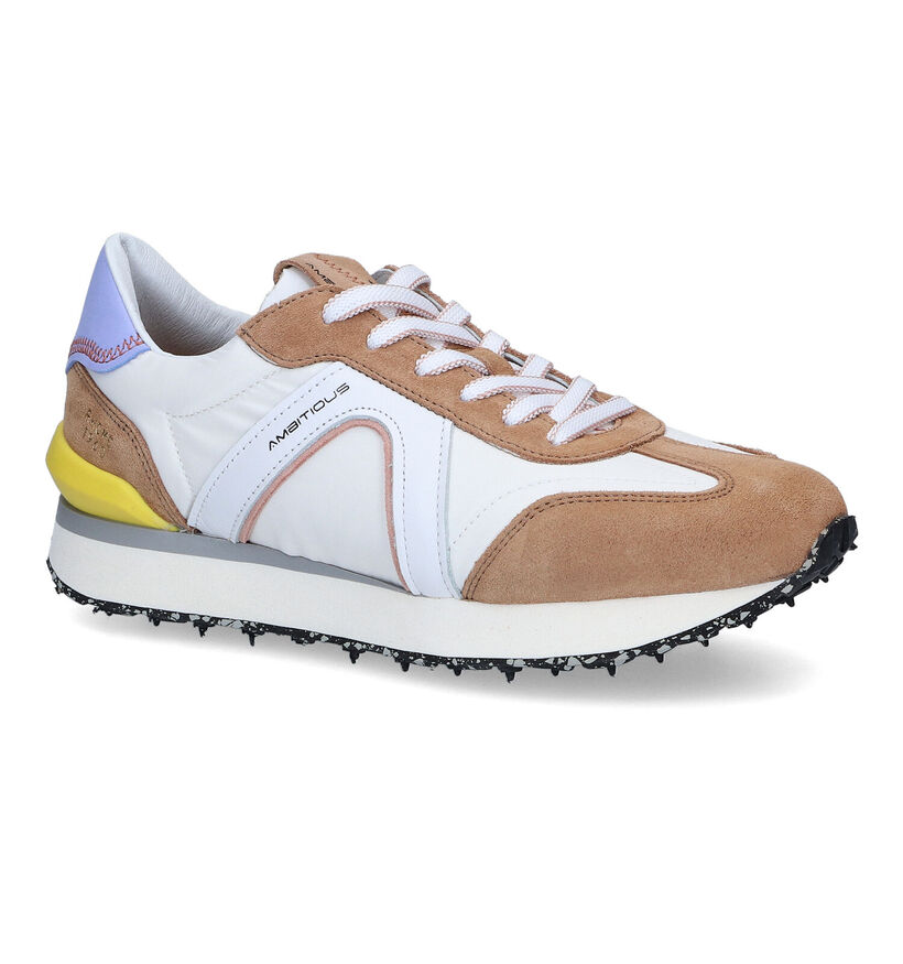 Ambitious Witte Sneakers in nubuck (309427)
