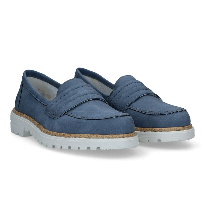 Rieker Chaussures à enfiler en Bleu pour femmes (320338)