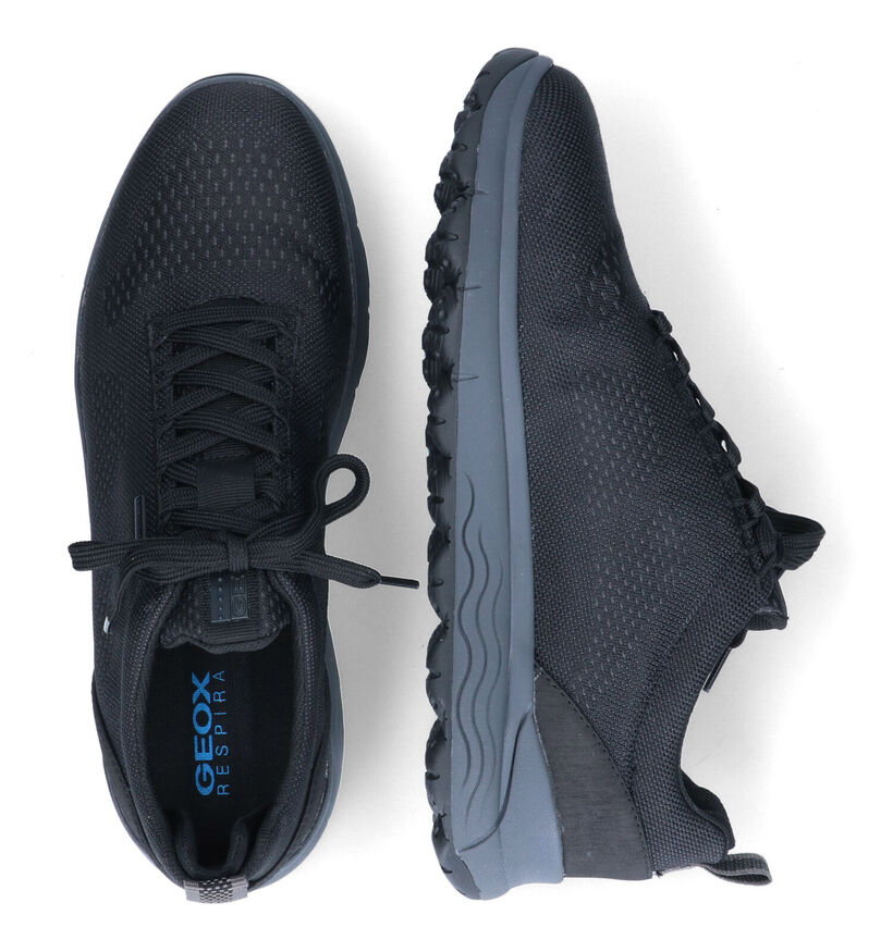 Geox Spherica Baskets en Bleu en textile (315776)