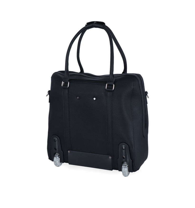 Olivia Lauren Galaxy Sac à roulettes en Noir en simili cuir (322440)