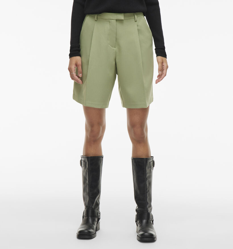 Vila Piniema Short habillé en Vert pour femmes (353192)