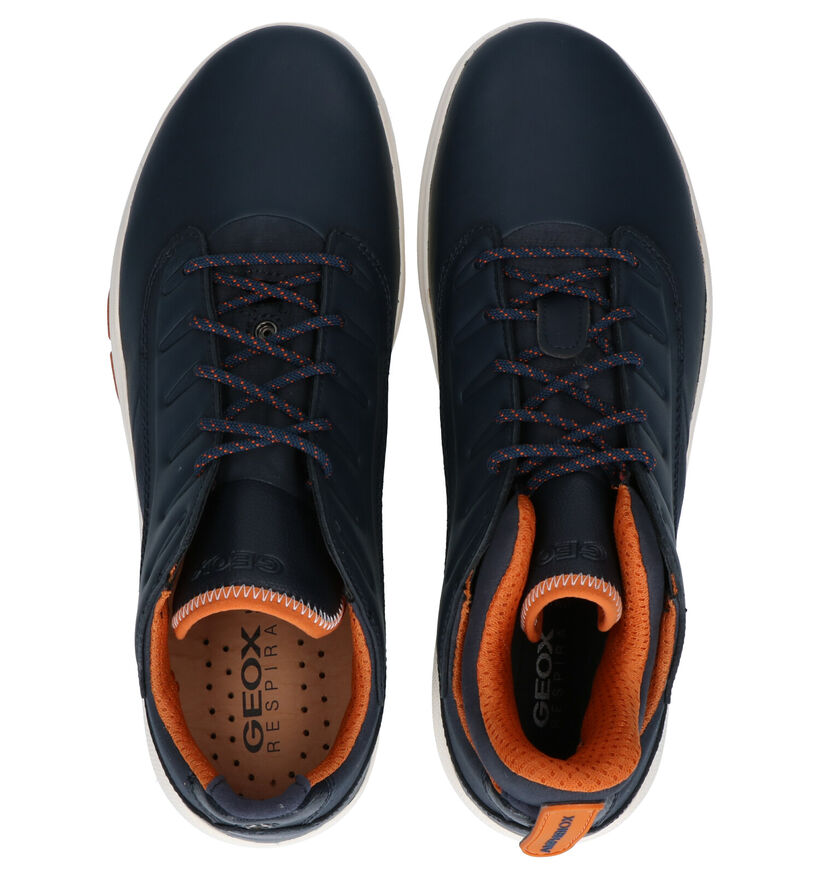 Geox Sneakers Blauw in leer (264087)