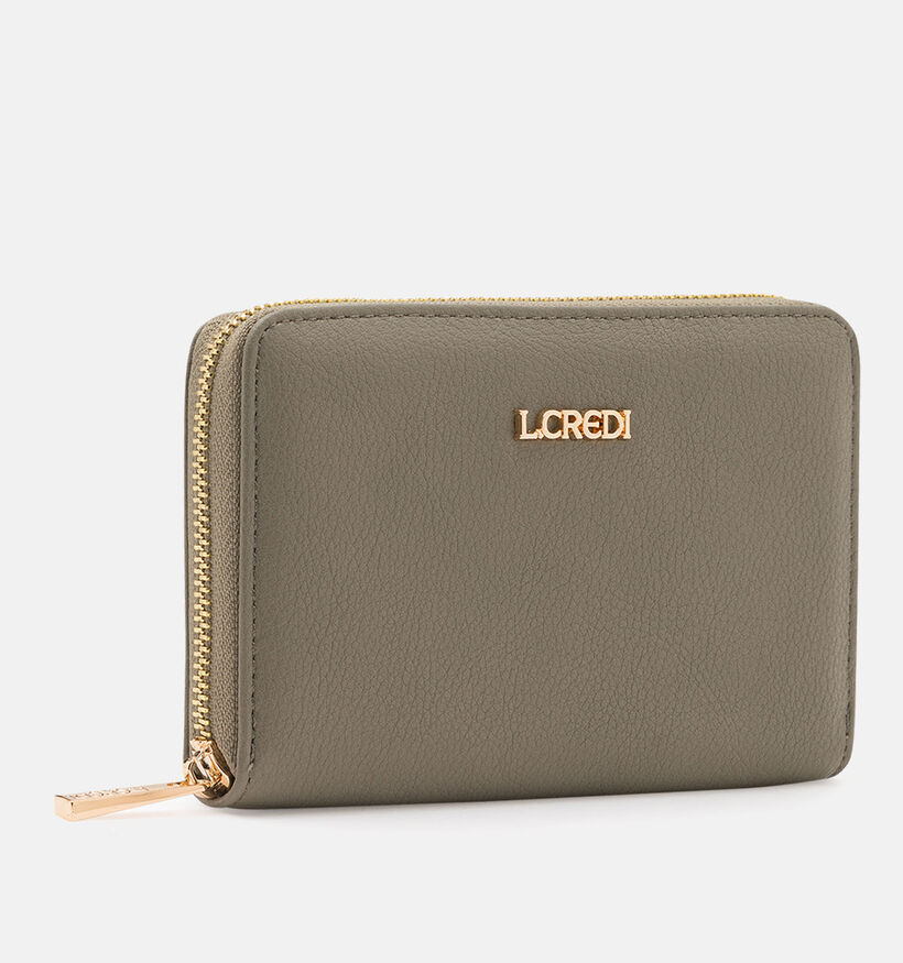 L. Credi Filippa Kaki Ritsportemonnee voor dames (356600)