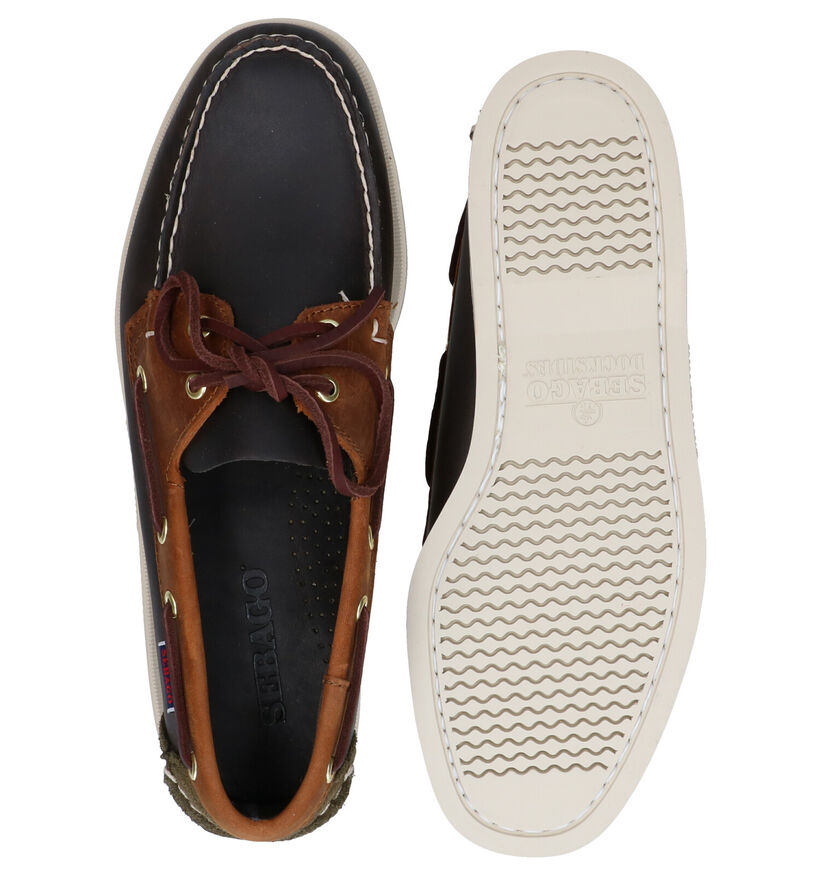 Sebago Dockside Chaussures bateau en Marron en cuir (287483)