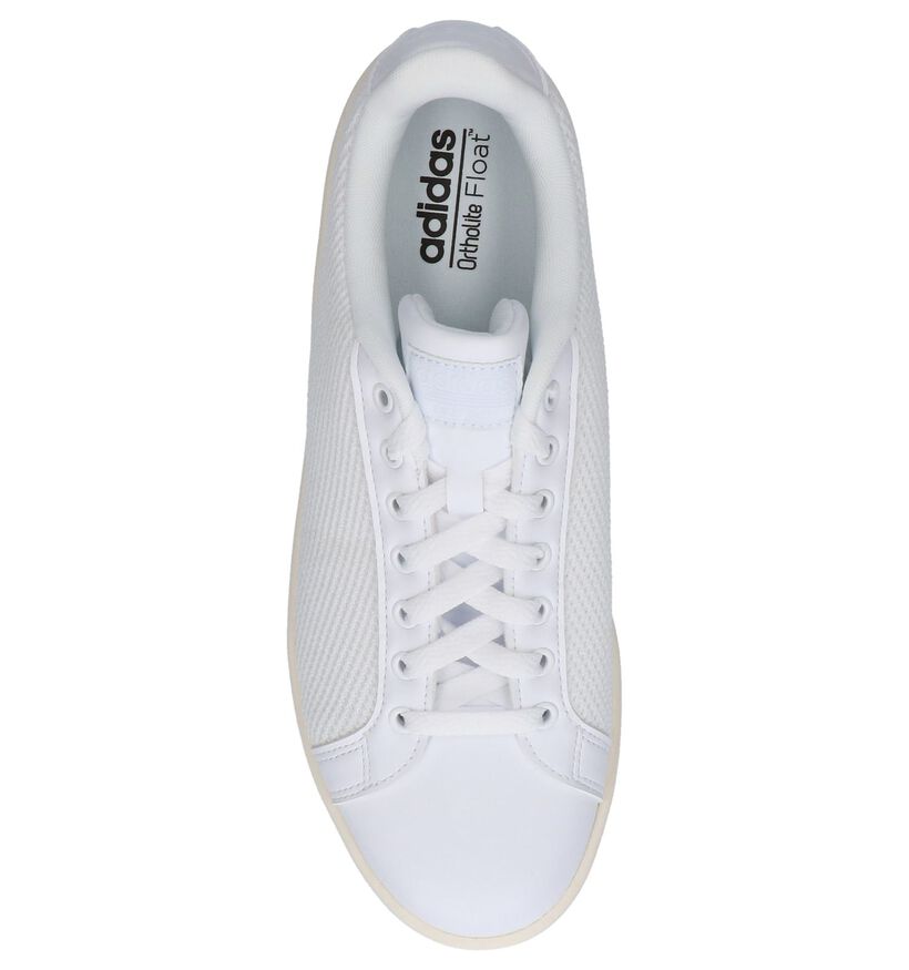 Witte Sneakers adidas Cloudfoam Advantage Clean in stof (213005)