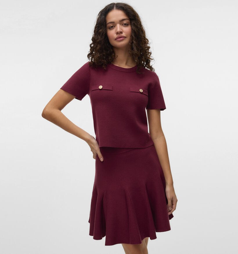 Vero Moda Jupe courte en Bordeaux pour femmes (364507)