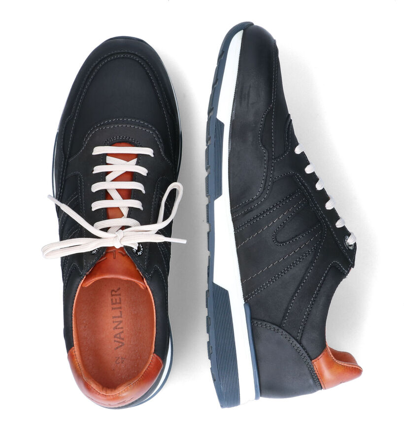 Van Lier Chaussures à lacets en Gris foncé pour hommes (316604) - pour semelles orthopédiques