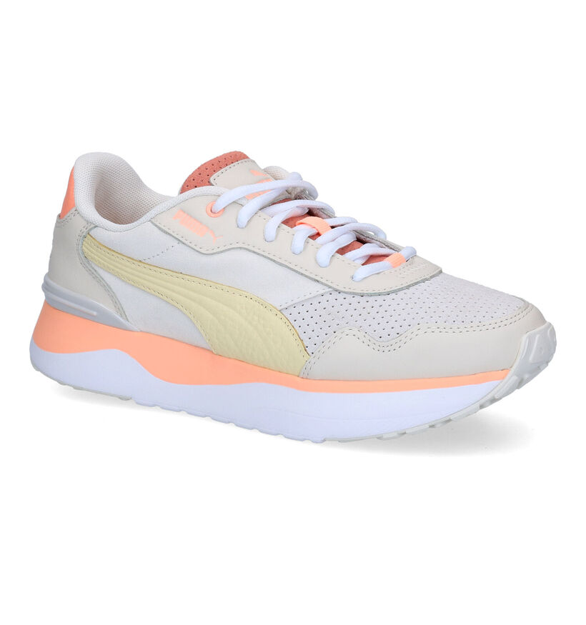 Puma Voyage Premium Ecru Sneakers voor dames (301368) - geschikt voor steunzolen