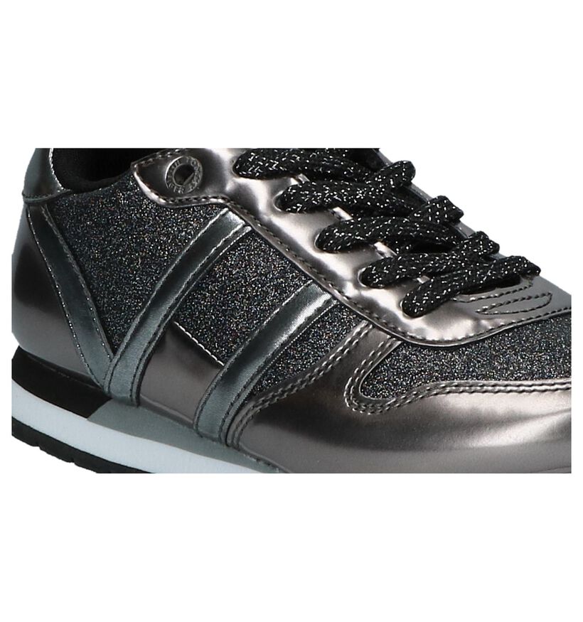 Zilveren Metallic Geklede Sneakers Tommy Hilfiger in kunstleer (225252)