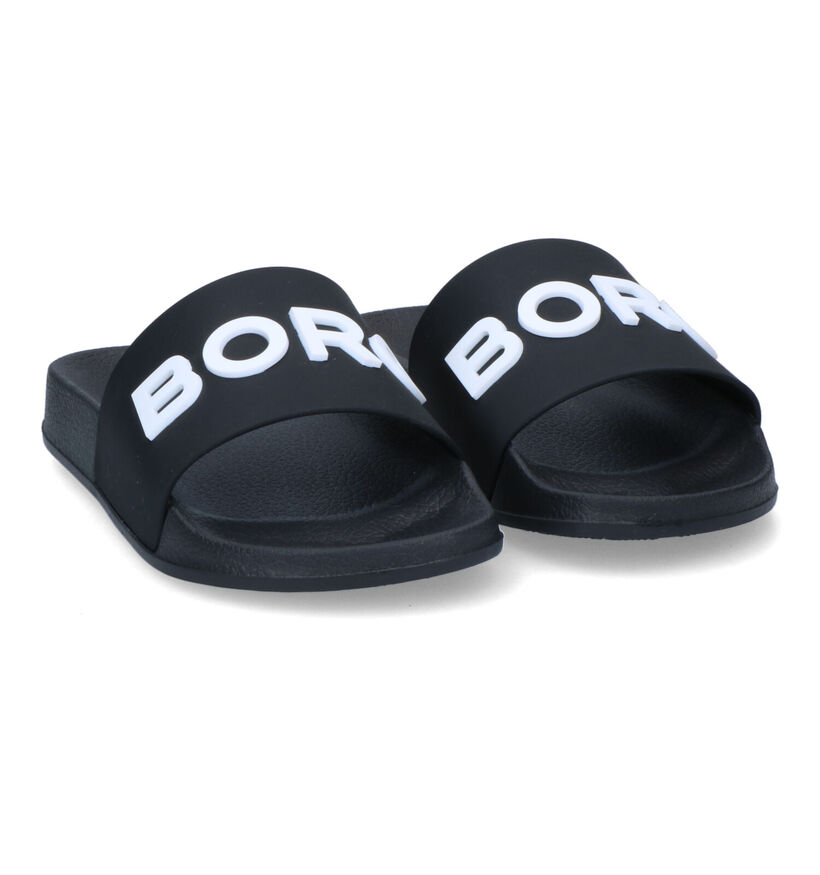 Björn Borg Knox Mld Blauwe Badslippers voor jongens (320687)