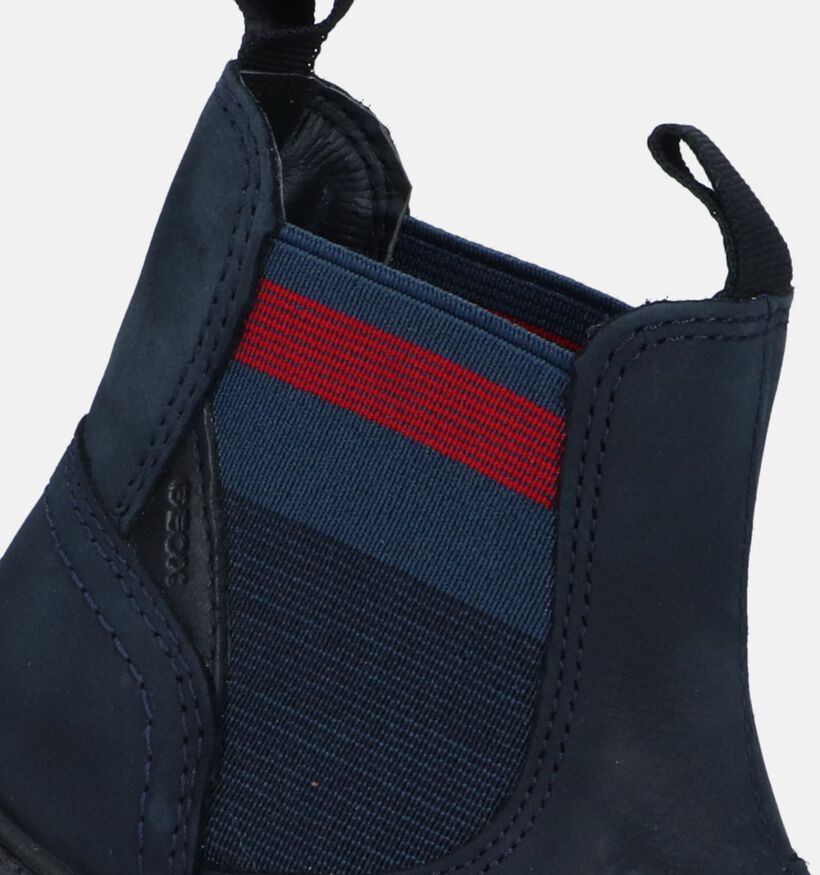 Geox Shaylax Blauwe Chelsea Boots voor jongens (330069) - geschikt voor steunzolen