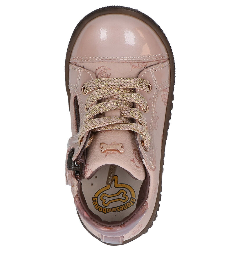 STONES and BONES Bema Chaussures enfants en Rose en cuir (279313)