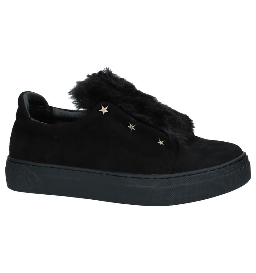 Uma Parker Baskets slip-on en Noir en textile (230531)
