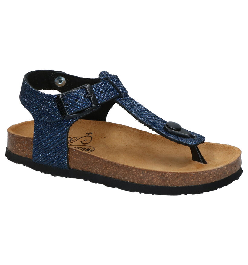 Plakton Bali Sandales en Bleu en simili cuir (271798)