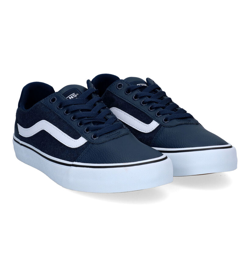 Vans Ward Deluxe Baskets en Bleu pour hommes (300588) - pour semelles orthopédiques