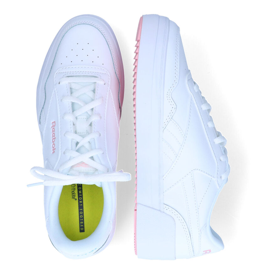 Reebok Royal Techque Bold Baskets en Blanc en cuir (302671)