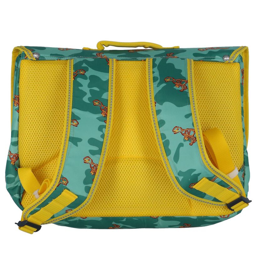 Groene Schoolbag Paris Large JP – inspired by Jeune Premier in stof (220573)