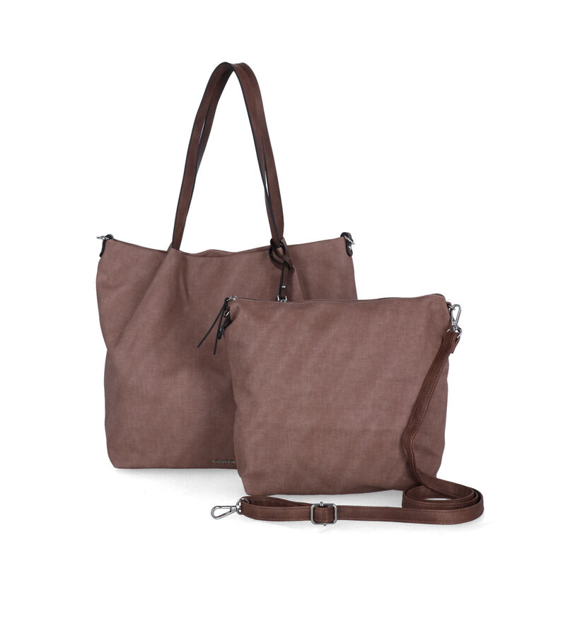 Emily & Noah Elke Taupe Shopper Tas voor dames (314807)