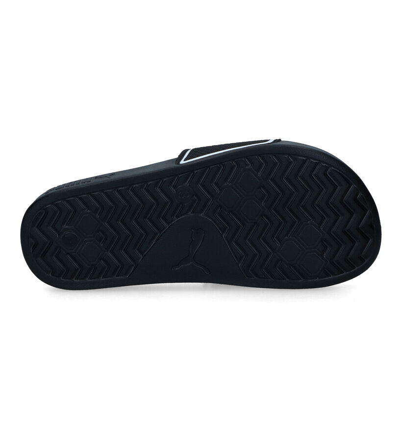 Puma Leadcat 2.0 Zwarte Badslippers voor jongens, meisjes (350398)