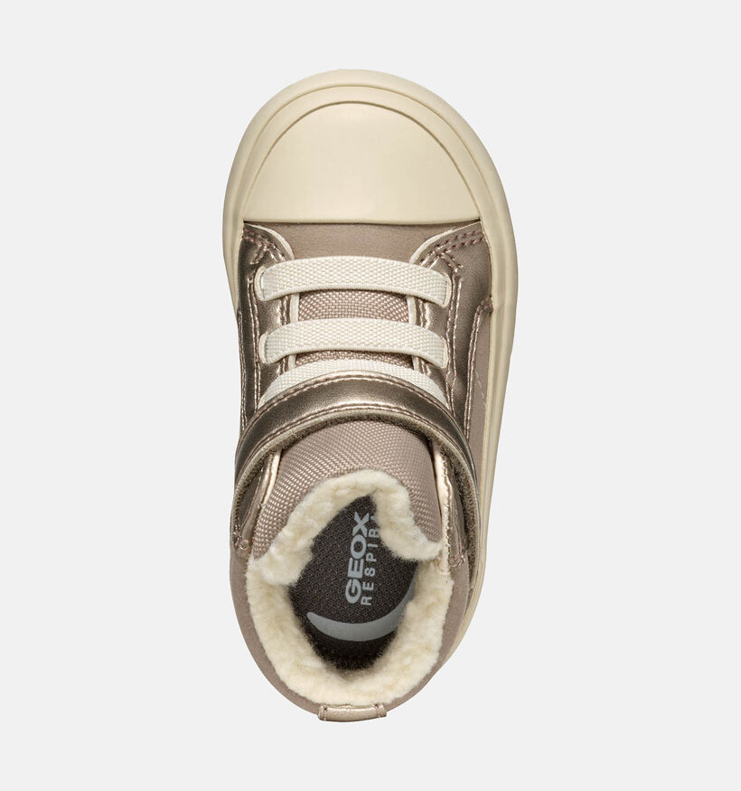 Geox Gisli Beige Hoge schoenen voor meisjes (344524) - geschikt voor steunzolen