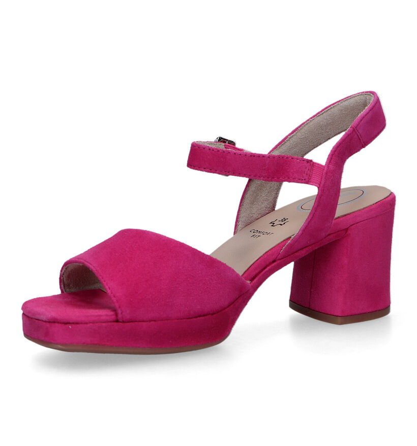 Tamaris Comfort Sandales en Fuchsia pour femmes (323052)