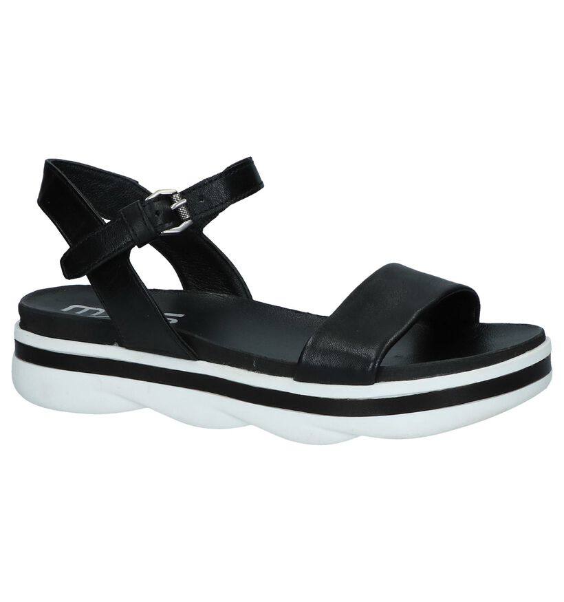 Zwarte Sandalen Mjus in leer (243073)