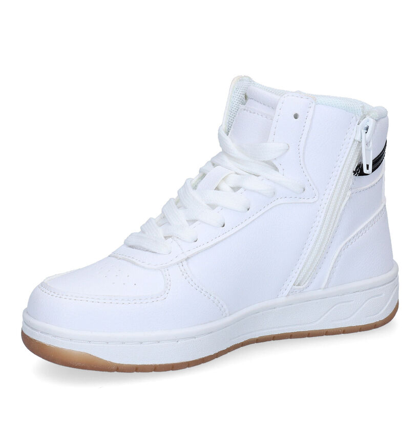 CEMI Witte Hoge sneakers voor jongens, meisjes (330919)