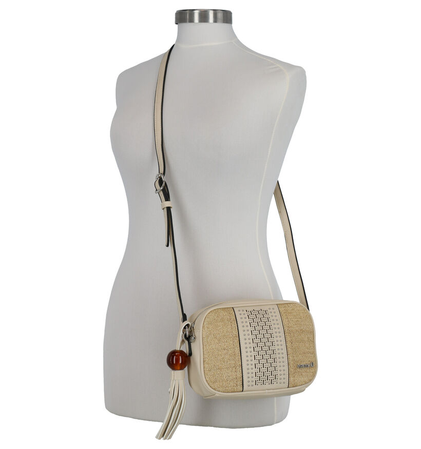 Pepe Moll Sac porté croisé en Beige en simili cuir (274739)