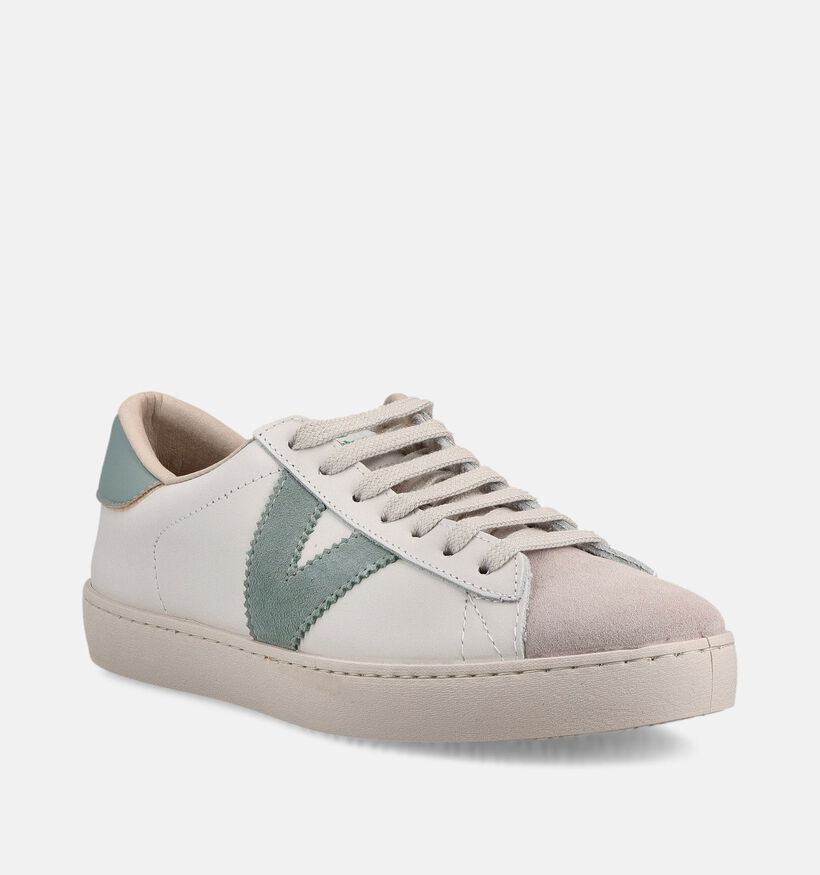 Victoria Jade Witte/Groene Sneakers voor dames (369919)