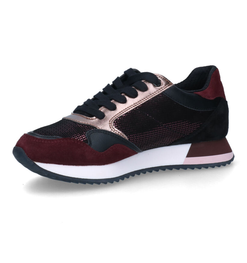 Geox Doralea Bordeaux Sneakers voor dames (313655) - geschikt voor steunzolen