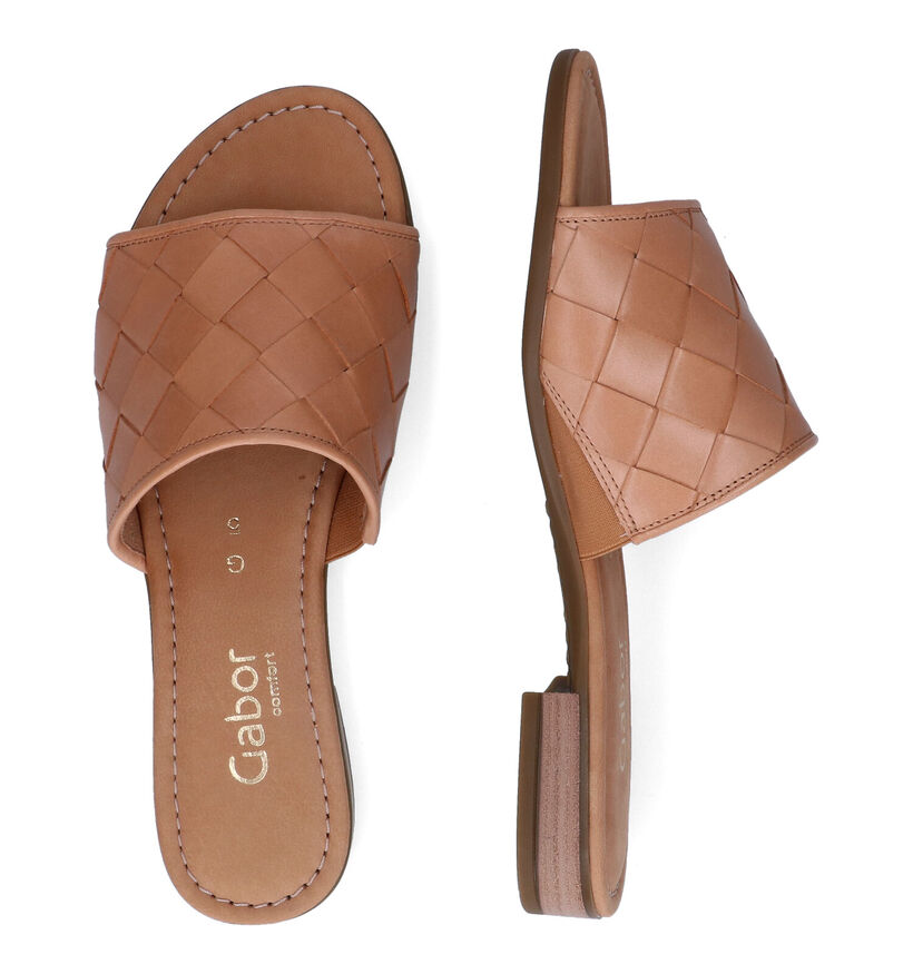 Gabor Cognac Slippers voor dames (306161)