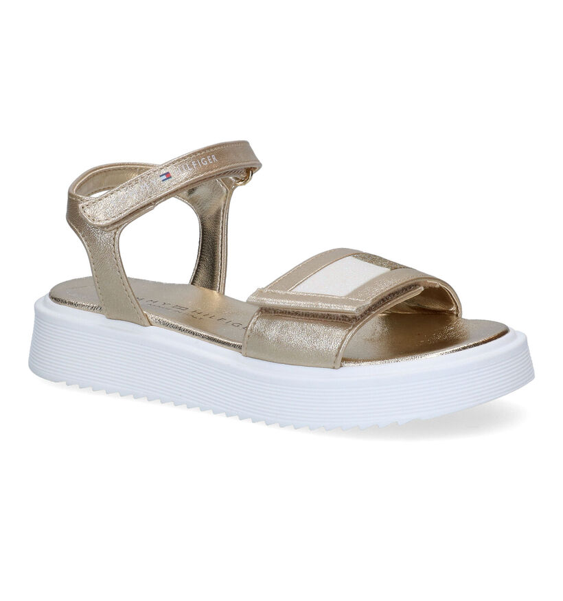 Tommy Hilfiger Gouden Sandalen in kunstleer (303913)