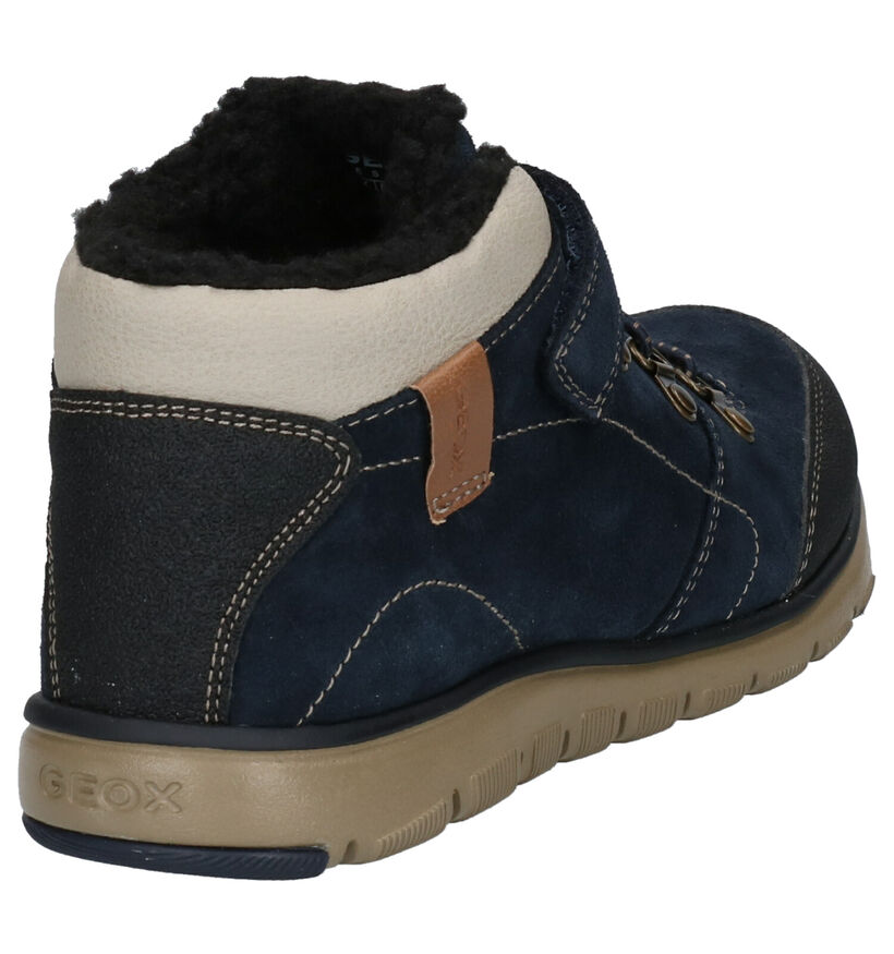 Geox Chaussures hautes en Bleu foncé en nubuck (254521)