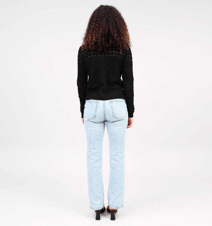 Vero Moda Dania Zwarte Cardigan met knopen voor dames (352162)