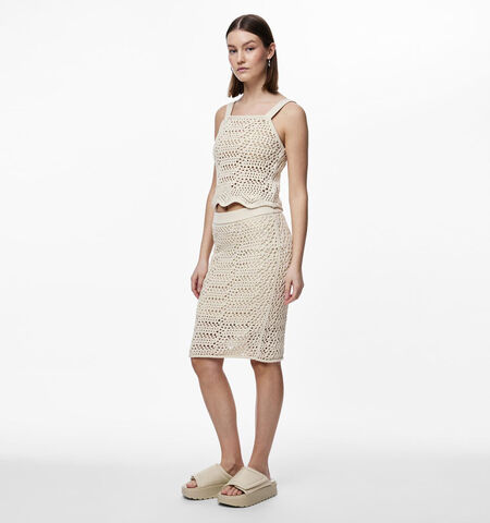 Pieces Rokken Beige