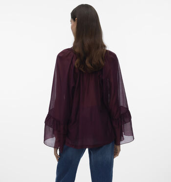 Vero Moda Blouses Paars
