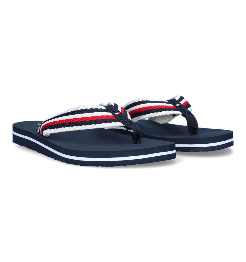 Tommy Hilfiger Essential comfort Blauwe Slippers voor dames (321006)