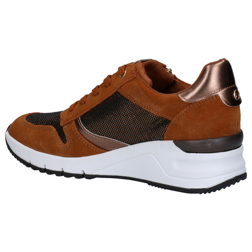 Tamaris Cognac Sneakers in kunstleer (277332)