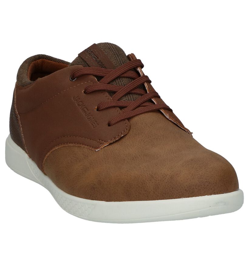 Zwarte Casual Veterschoenen Jack & Jones Jamie in kunstleer (240949)