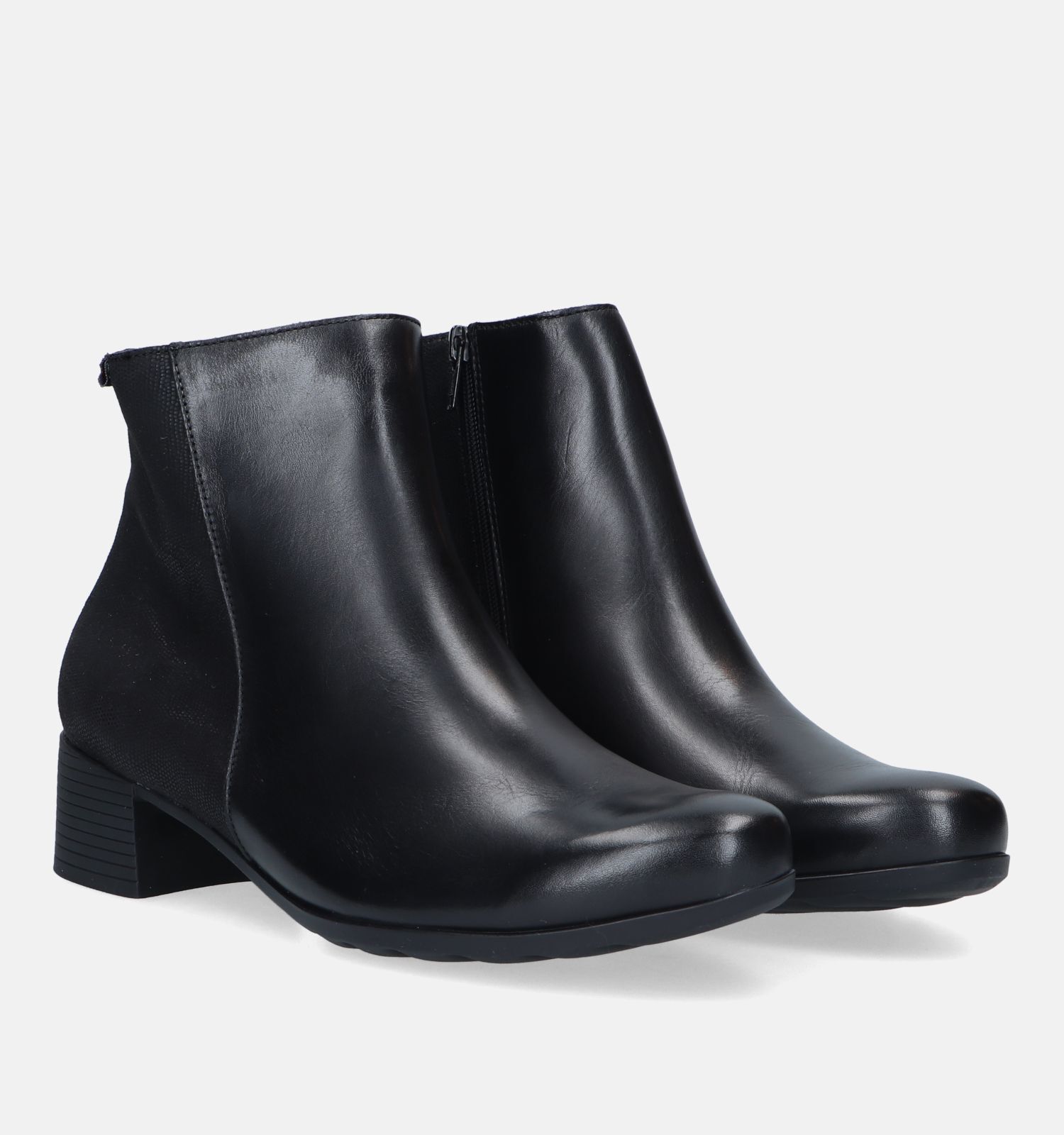 Mephisto Genna Zwarte Korte enkellaarzen | Dames Enkellaarsjes | Online op  TORFS.BE