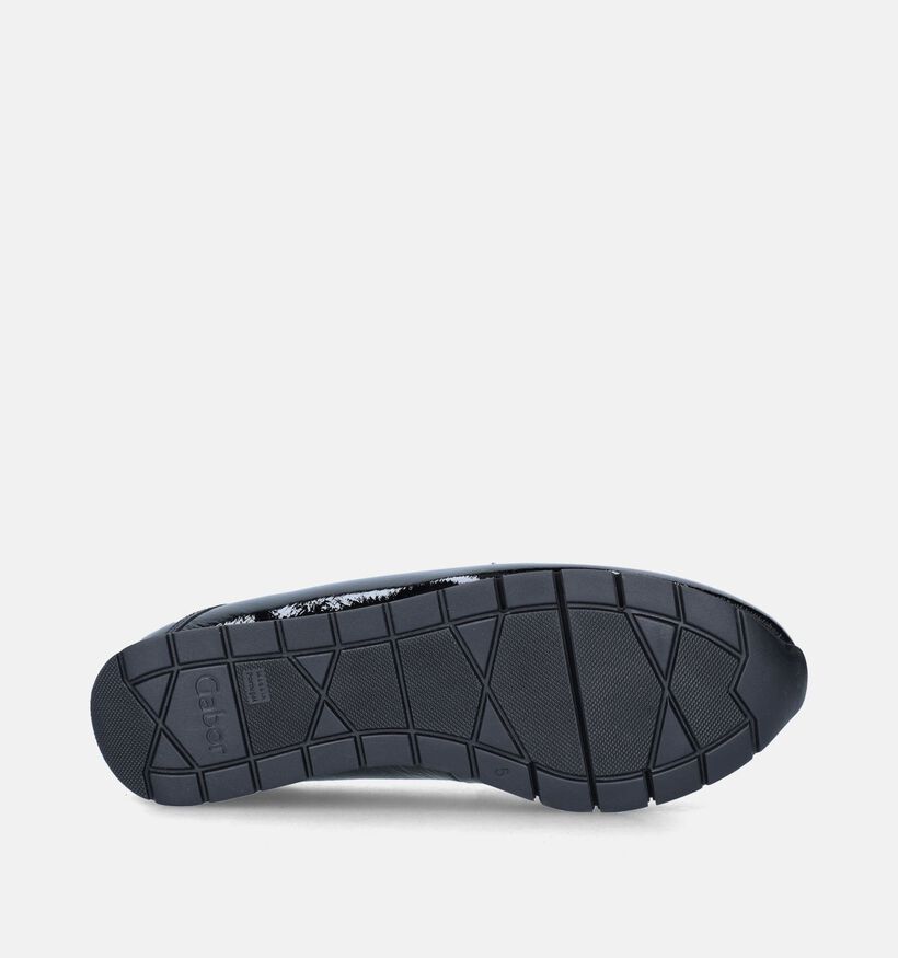 Gabor OptiFit Mocassins en Noir pour femmes (344763) - pour semelles orthopédiques