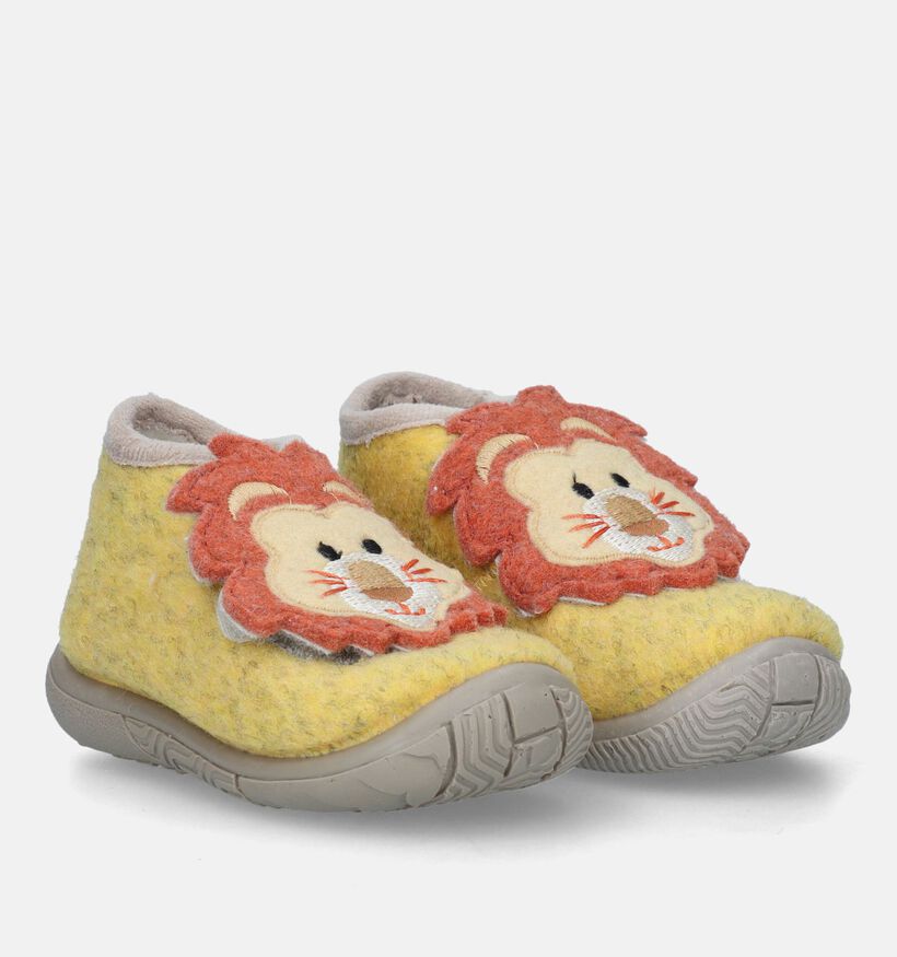 Milo & Mila Pantoufles pour bébé en Jaune pour garçons, filles (332294)