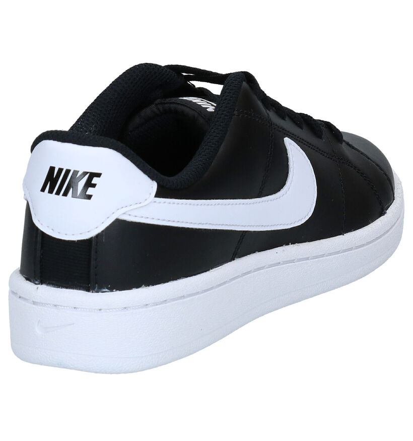 Nike Court Royale Zwarte Sneakers in leer (290967)