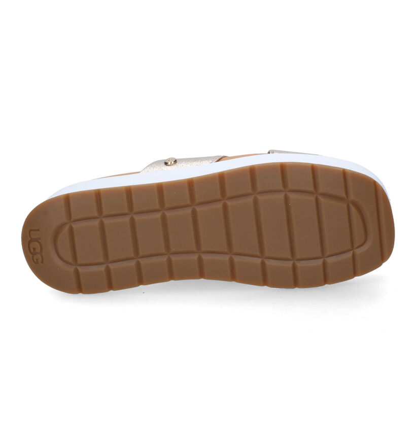 UGG Emily Gouden Slippers in leer (303416)