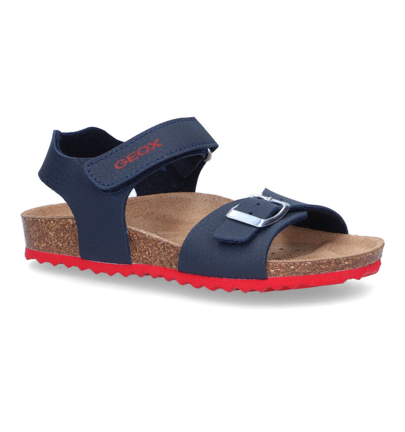 Geox Ghita Blauwe Sandalen in kunstleer (303740)