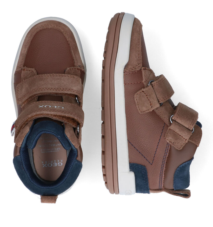 Geox Charz Bruine Hoge Schoenen in kunstleer (317600)